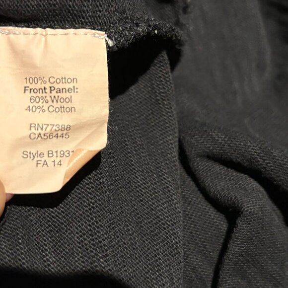 Madewell Womens Textured Black Sweater With Side Buttons Size M - Picture 8 of 8